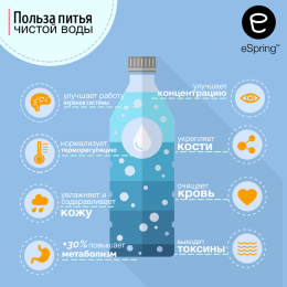 eSpring™ Система очистки воды (с подключением к дополнительному крану)