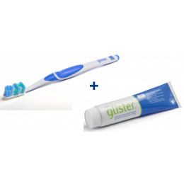 GLISTER™ Многофункциональная зубная паста, 200 г + Зубная щетка 1 шт со скидкой