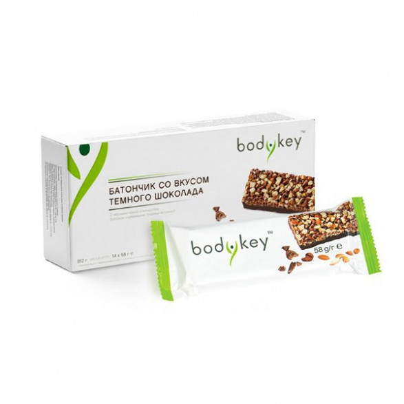 Батончики вкус темного шоколада bodykey™ by NUTRILITE™, 14 х 58 г. bodykey™