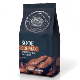Кофе натуральный жареный в зернах distributed by Amway™, 500 гр.